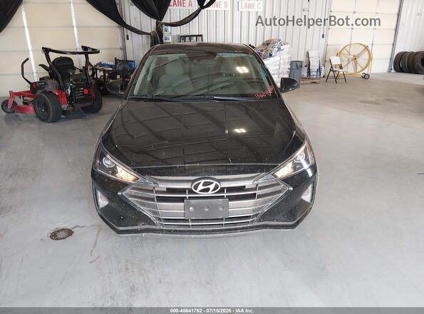 5NPD74LF4LH606414 2020 HYUNDAI ELANTRA Black Widok zestawu wskaźników