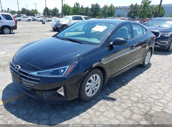 5NPD74LF4LH609247 2020 HYUNDAI ELANTRA Black Vista tres cuartos delantera izquierda