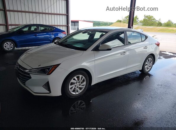 5NPD74LF4LH610821 2020 HYUNDAI ELANTRA White Front left