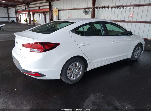 5NPD74LF4LH610821 2020 HYUNDAI ELANTRA White Rear right