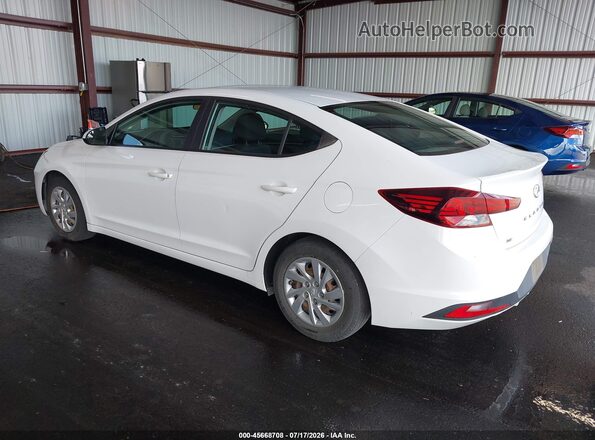 5NPD74LF4LH610821 2020 HYUNDAI ELANTRA White Rear left