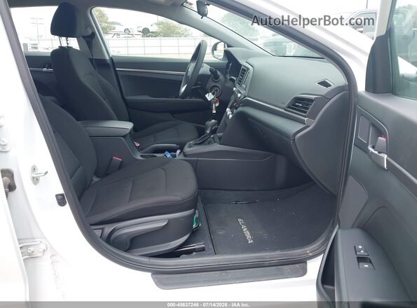 5NPD74LF4LH611158 2020 HYUNDAI ELANTRA White Vista interior delantera