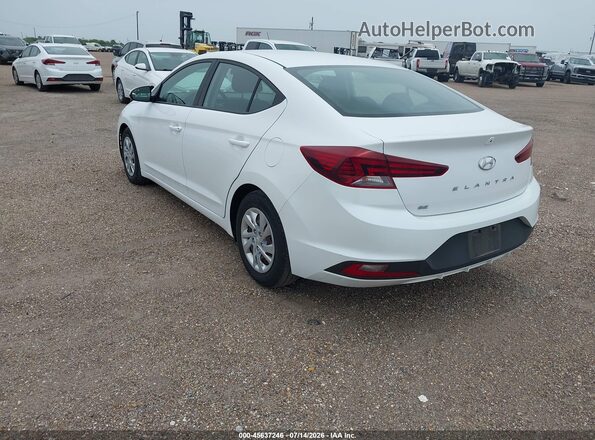 5NPD74LF4LH611158 2020 HYUNDAI ELANTRA White Trasero izquierdo