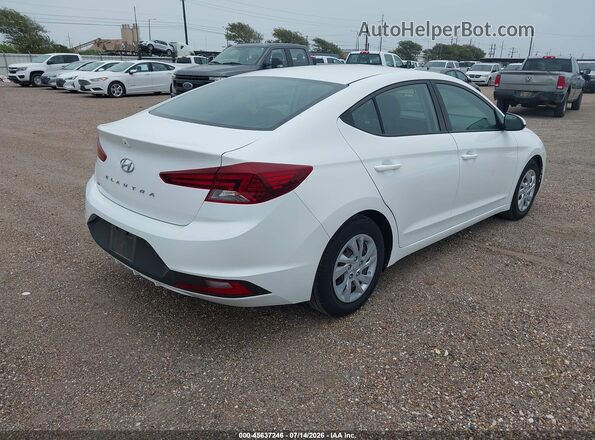 5NPD74LF4LH611158 2020 HYUNDAI ELANTRA White Trasero derecho