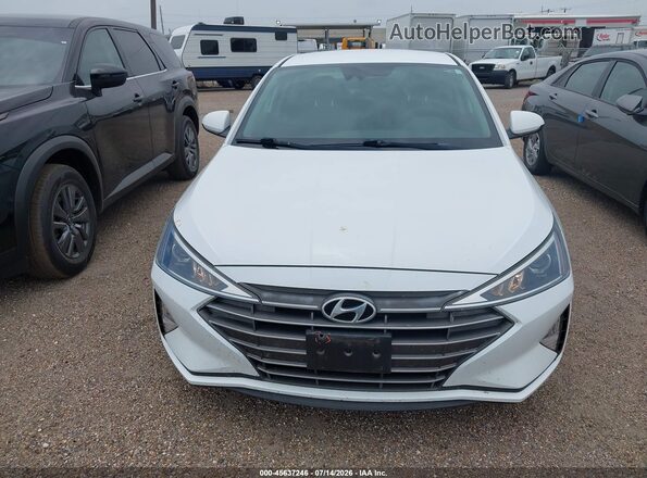 5NPD74LF4LH611158 2020 HYUNDAI ELANTRA White Vista interior de 360 grados