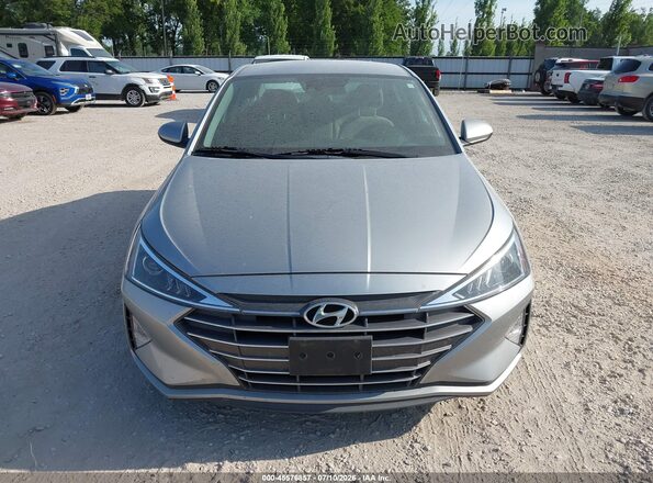 5NPD74LF4LH613427 2020 HYUNDAI ELANTRA Silver Widok zestawu wskaźników