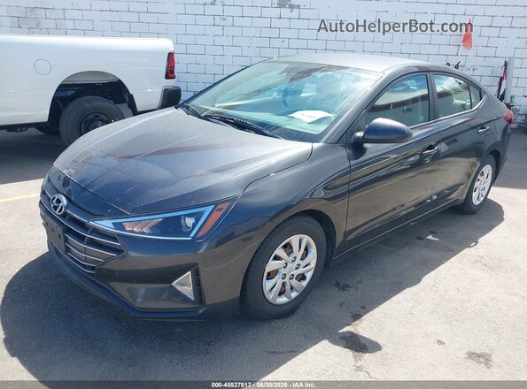 5NPD74LF4LH614819 2020 HYUNDAI ELANTRA Gray წინა მარცხენა ხედი სამი მეოთხედიდან