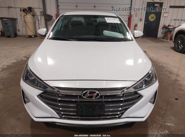 5NPD74LF4LH615713 2020 HYUNDAI ELANTRA White Դիմացի տեսք