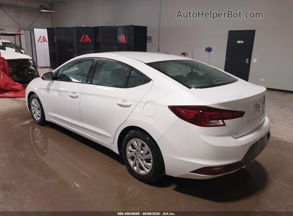 5NPD74LF4LH615713 2020 HYUNDAI ELANTRA White Հետևի ձախ