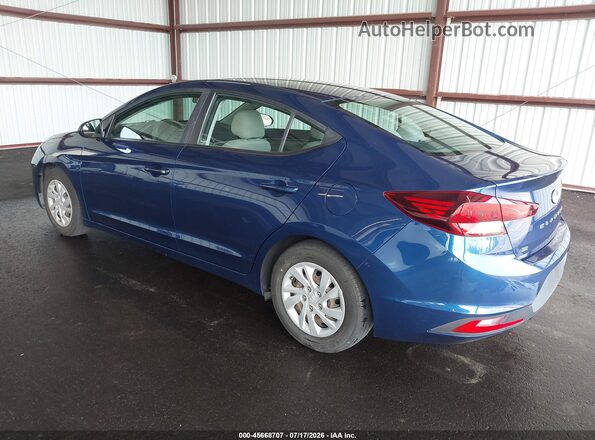 5NPD74LF4LH616196 2020 HYUNDAI ELANTRA Blue Задня ліва чверть