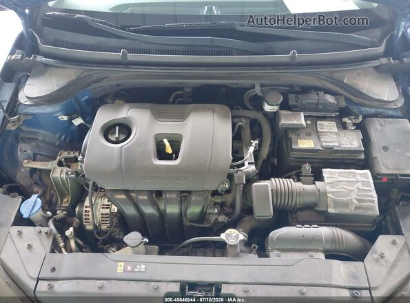 5NPD74LF4LH616246 2020 HYUNDAI ELANTRA Blue Вид ззаду