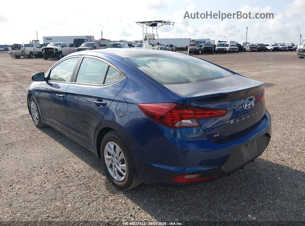 5NPD74LF4LH616313 2020 HYUNDAI ELANTRA Blue Tył lewy