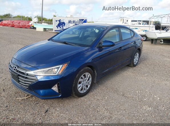 5NPD74LF4LH616313 2020 HYUNDAI ELANTRA Blue Przód lewy