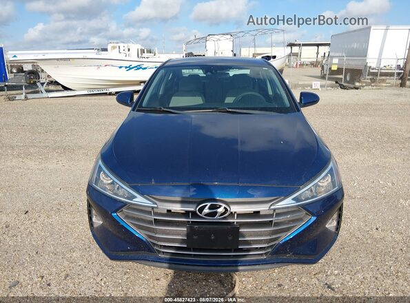 5NPD74LF4LH616313 2020 HYUNDAI ELANTRA Blue Widok z przodu