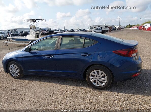 5NPD74LF4LH616313 2020 HYUNDAI ELANTRA Blue Widok wnętrza 360 stopni