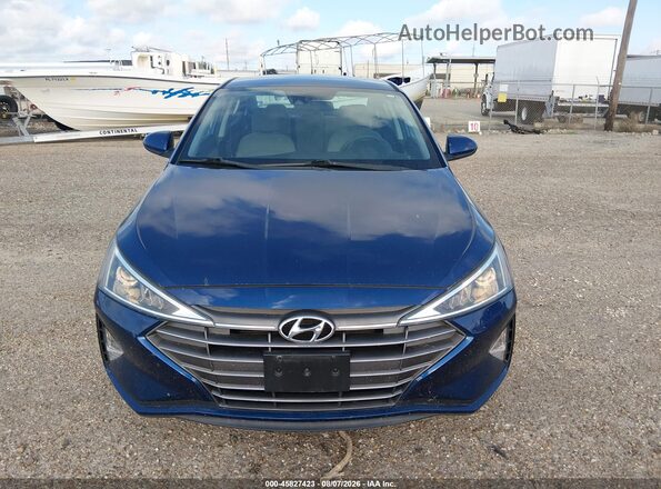 5NPD74LF4LH616313 2020 HYUNDAI ELANTRA Blue Widok zestawu wskaźników