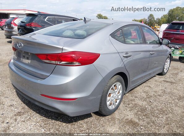 5NPD74LF5HH066563 2017 HYUNDAI ELANTRA Gray Trasero derecho