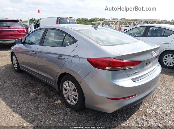 5NPD74LF5HH066563 2017 HYUNDAI ELANTRA Gray Trasero izquierdo