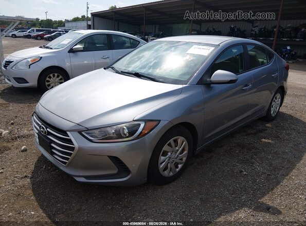 5NPD74LF5HH066563 2017 HYUNDAI ELANTRA Gray Vista tres cuartos delantera izquierda