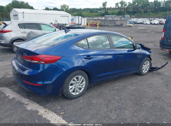 5NPD74LF5HH176383 2017 HYUNDAI ELANTRA Dark Blue Задняя правая четверть