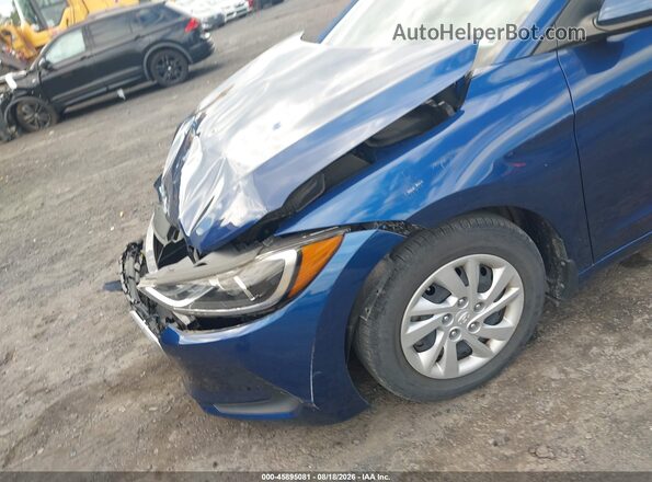 5NPD74LF5HH176383 2017 HYUNDAI ELANTRA Dark Blue Вид спереди