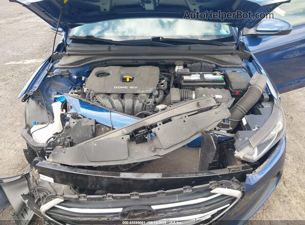 5NPD74LF5HH176383 2017 HYUNDAI ELANTRA Dark Blue Вид сзади