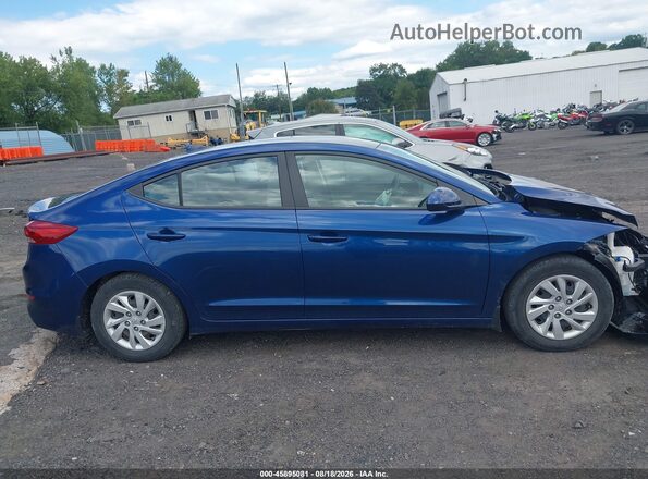 5NPD74LF5HH176383 2017 HYUNDAI ELANTRA Dark Blue Вид задней части салона