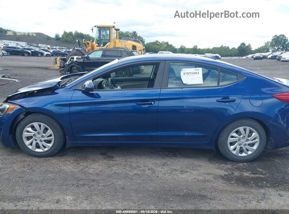 5NPD74LF5HH176383 2017 HYUNDAI ELANTRA Dark Blue Панорамный вид салона 360°
