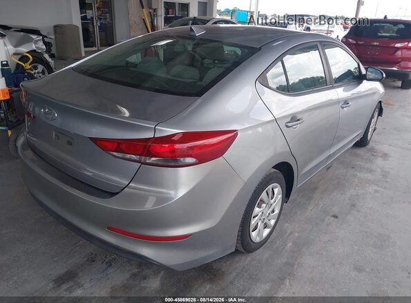 5NPD74LF5HH205297 2017 HYUNDAI ELANTRA Silver Rear right