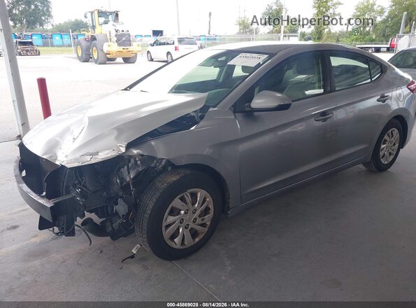 5NPD74LF5HH205297 2017 HYUNDAI ELANTRA Silver Front left