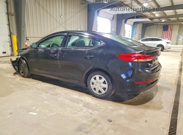 5NPD74LF5JH214619 2018 HYUNDAI ELANTRA Black Tył lewy