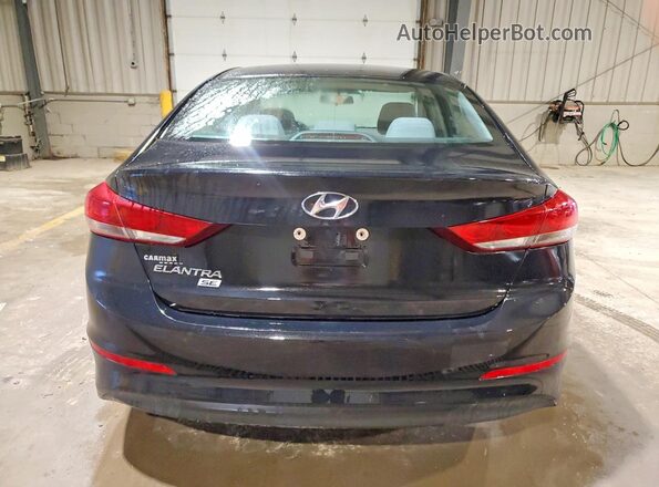 5NPD74LF5JH214619 2018 HYUNDAI ELANTRA Black Widok z tyłu