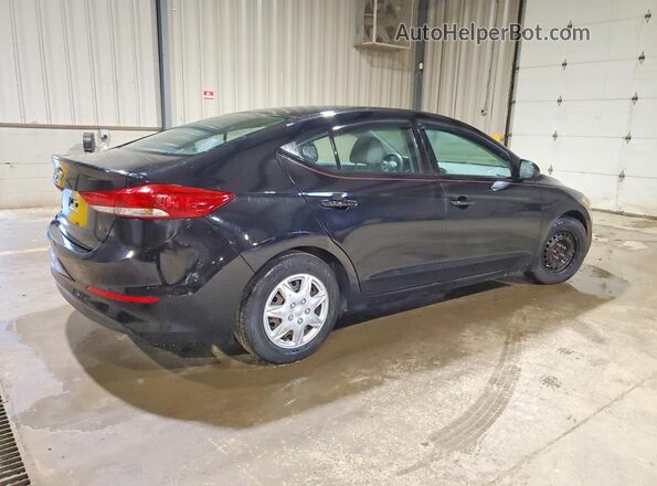 5NPD74LF5JH214619 2018 HYUNDAI ELANTRA Black Tył prawy