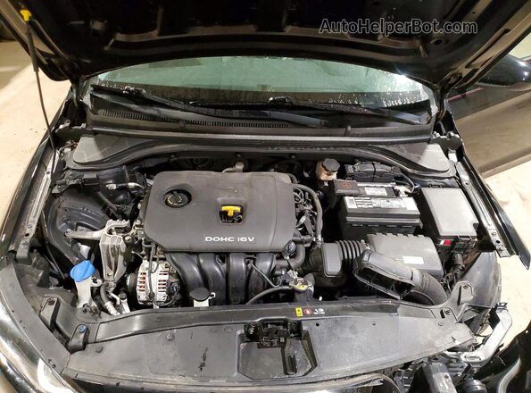 5NPD74LF5JH214619 2018 HYUNDAI ELANTRA Black Widok wnętrza z tyłu