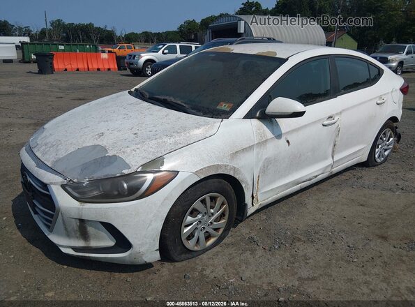 5NPD74LF5JH249953 2018 HYUNDAI ELANTRA White Передня ліва чверть