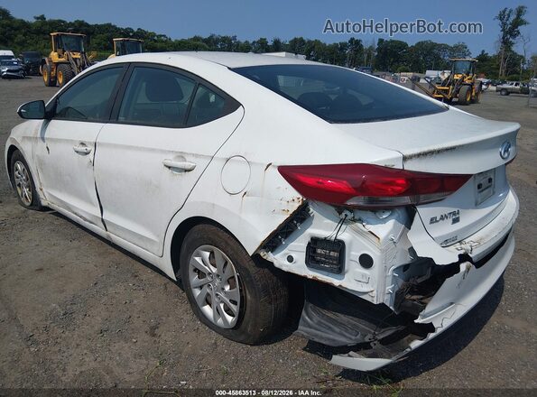 5NPD74LF5JH249953 2018 HYUNDAI ELANTRA White Задня ліва чверть