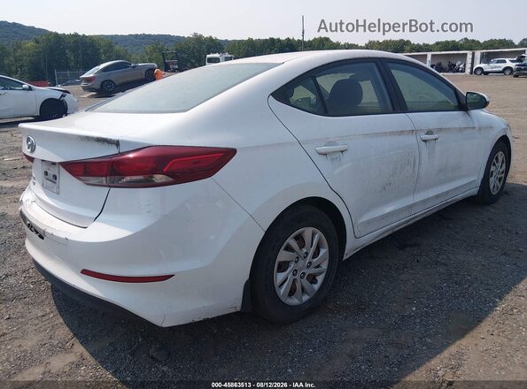 5NPD74LF5JH249953 2018 HYUNDAI ELANTRA White Задня права чверть
