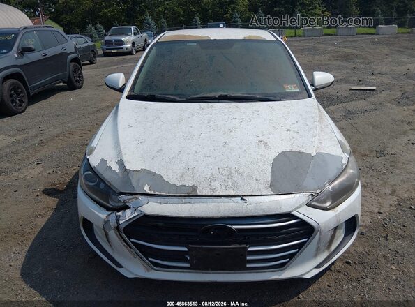 5NPD74LF5JH249953 2018 HYUNDAI ELANTRA White Вид спереду