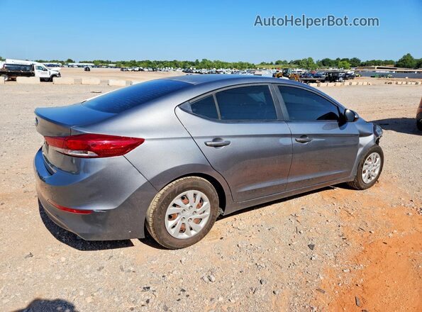 5NPD74LF5JH275629 2018 HYUNDAI ELANTRA Gray Trasero derecho
