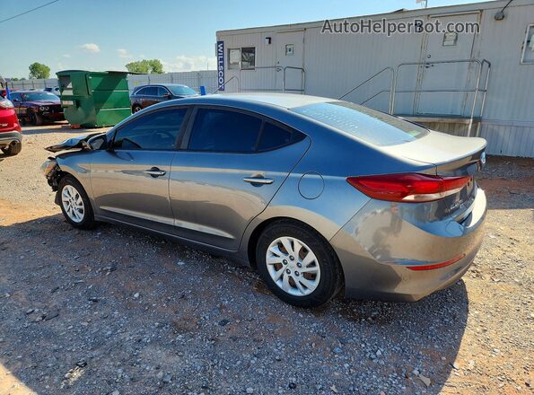 5NPD74LF5JH275629 2018 HYUNDAI ELANTRA Gray Trasero izquierdo