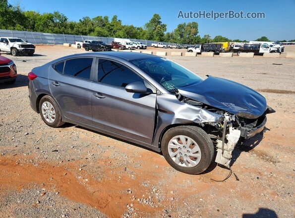 5NPD74LF5JH275629 2018 HYUNDAI ELANTRA Gray Delantero derecho