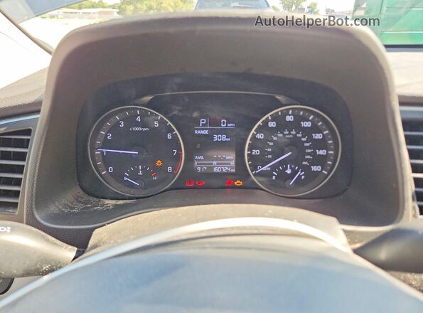 5NPD74LF5JH275629 2018 HYUNDAI ELANTRA Gray Vista del cuadro de instrumentos