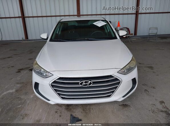 5NPD74LF5JH316261 2018 HYUNDAI ELANTRA White წინა ხედი