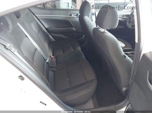 5NPD74LF5JH316261 2018 HYUNDAI ELANTRA White VIN კოდის სტიკერის ხედი