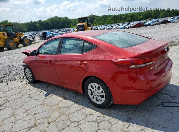 5NPD74LF5JH329804 2018 HYUNDAI ELANTRA Красный Задняя левая четверть