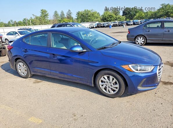 5NPD74LF5JH353410 2018 HYUNDAI ELANTRA Blue წინა მარჯვენა