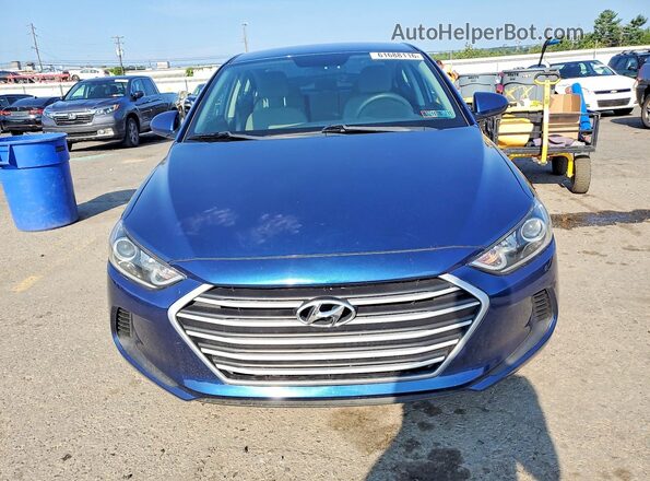 5NPD74LF5JH353410 2018 HYUNDAI ELANTRA Blue წინა ხედი