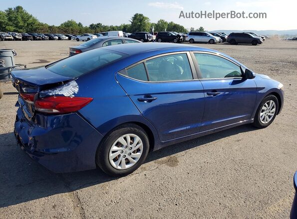 5NPD74LF5JH353410 2018 HYUNDAI ELANTRA Blue უკანა მარჯვენა