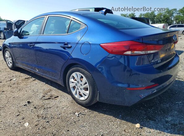 5NPD74LF5JH386097 2018 HYUNDAI ELANTRA Blue Tył lewy