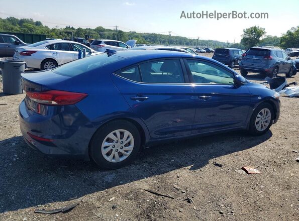 5NPD74LF5JH386097 2018 HYUNDAI ELANTRA Blue Tył prawy